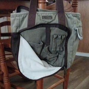 Duluth Trading Co Green Duffel Bag
